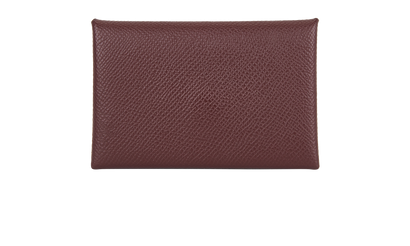 Hermes Calvi Card Holder, front view